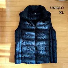 ネイビー XL ノースリーブダウンベスト