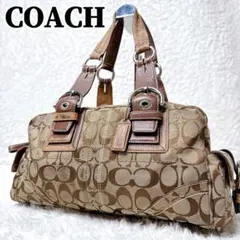 COACH Soho Mini Boston Bag Brown Y2K