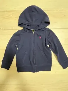 Polo Ralph Lauren トップス　ネイビー パーカー　3T 100