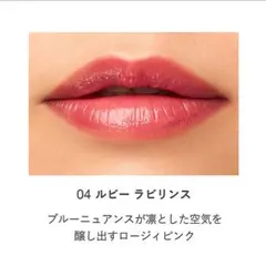 RMK デューイーメルト リップカラー 04 ルビーラビリンス ケース付き