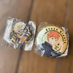 ハイキュー　缶バッジ　アクリルキーホルダー