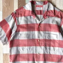 60s Archdale オープンカラー 開襟シャツ ボックスシャツ ビンテージ