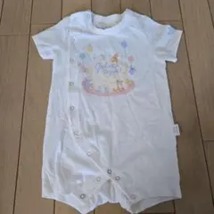 【美品】ジェラートピケ ロンパース 80 ケーキ柄 バースデー
