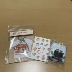 パンどろぼう　まとめ売り　アクリルキーホルダー、ブックカバー、メモとシール