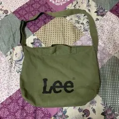 Lee ショルダーバッグ カーキ