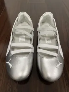 PUMA スピードキャット　バレエ　シルバー　25