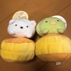 すみっコぐらし　ぺんぎん　しろくま　ホットケーキになりきりぬいぐるみ　ぬいぐるみ