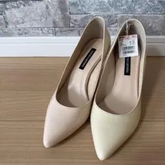 ⭕️PARADISCOULEUR 新品　ハイヒール　ベージュ 日本製　23.5cmのサムネイル