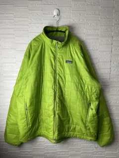 00s patagonia パタゴニア ナノパフジャケット　中綿jk 黄緑