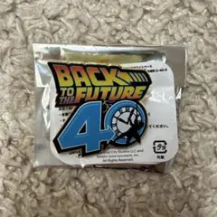 バックトゥザフューチャー　ドンキ　ノベルティ　ピンバッジ　40周年ロゴ