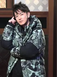 THE NORTH FACE カモフラージュ ダウンジャケット佐藤健着用モデル
