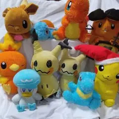 ポケットモンスター ピカチュウ・デデンネ・ミミッキュ・etc. ぬいぐるみ１０点