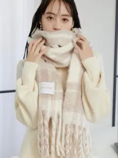 【完売商品】JILL by JILLSTUART チェックループヤーンストール