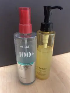 Anua ヒアルロン酸トナー & Attenir クレンジングオイル