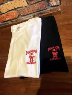 【新品❣️】デスロウ　tシャツ 半袖　黒　白