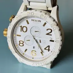 No.644 NIXON THE 51-30 CHRONO ゴールド 美品！！ - メルカリ