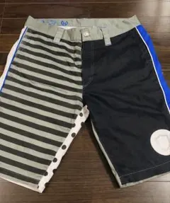 新品 希少 ラッセルノRusseluno ルチャ 3色柄 ショート パンツ L