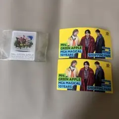 Mrs. GREEN APPLE 10周年記念ステッカー2枚　マグネットセット