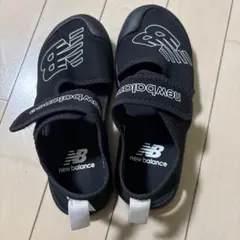 New Balance ブラック サンダル 19cm