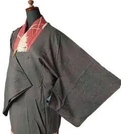 ◆2143◆和装コート　灰汁色　グラデーション　和装着物