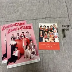 不二家　SnowMan コラボ商品　クリスマスケーキ特典　アクリルフォトスタンド