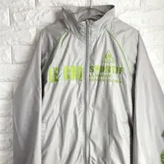 le coq sportif ルコック ナイロンジャケット 刺繍 Y2K