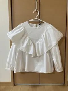 ZARA ザラ　フリル　ブラウス　シャツ