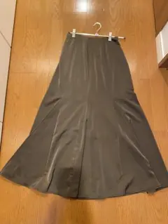 マーメイドスカート ブラウン