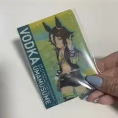 新品！ウマ娘 ウォッカ ミニクリアファイル ポケット2つ付き！