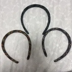 カチューシャ チェック ヘアアクセサリー ヴィンテージ 黄色 緑 青