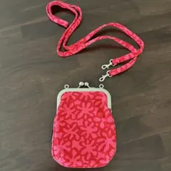 marimekko マリメッコ　花柄バッグ 赤