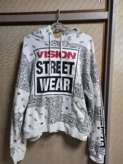 HALFMAN×VISION STREET ペイズリー パーカー Lサイズ