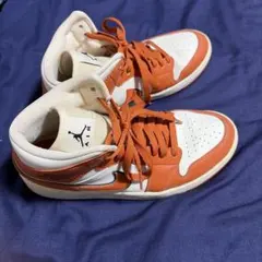 Nike Air Jordan 1 Mid Orange 26cmのサムネイル