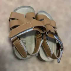 キッズ用ブラウンサンダル