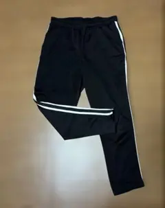 ジャージ パンツ ブラック ホワイトライン L