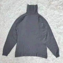 ★ yoshie inaba カシミヤ グレー タートルネック ニット 長袖