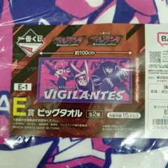 ヴィジランテ 僕のヒーローアカデミア ILLEGALS 一番くじE賞ビッグタオル