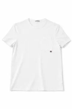 MONCLER ホワイト Tシャツ ポケット付き