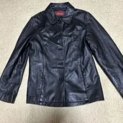 Azzurro Selected 黒レザージャケット M