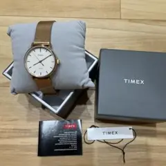 TIMEX 腕時計 ローズゴールド メッシュベルトのサムネイル