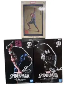 スパイダーマン　フィギュア　3点セット　超人技画・豪塊　marvel スパイダーマン フィギュア 3点セット 超人技画・豪塊 marvel - メルカリ
