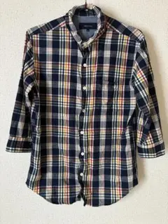 SHIPS JET BLUE チェック柄シャツ Mサイズ