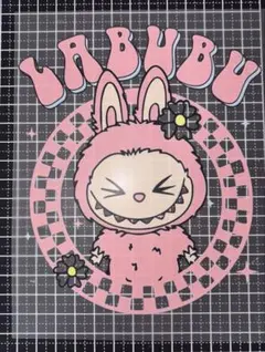 ラブブ　アイロンシート