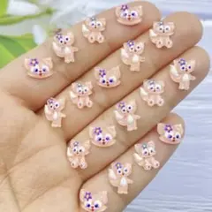 ダッフィーフレンズ リーナベル ネイルパーツ デコレーション 12個セット