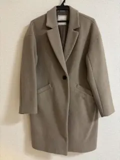 JEANASIS ベージュ チェスターコート