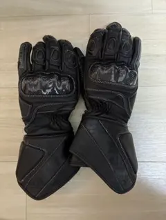 DAYTONA LEATHERS バイク用 レーシンググローブ ブラックのサムネイル