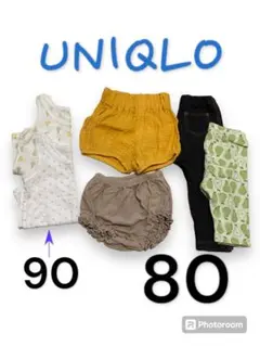 肌着・カボチャパンツ・レギンス10部、7部丈　ユニクロ
