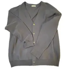 GU ウォッシャブルカーディガン XLサイズ　ネイビー