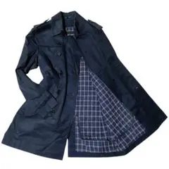 バーバリーブラックレーベル トレンチコート ネイビー L ライナー 訳あり品