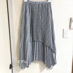 アメリカンホリック　プリーツアシンメトリー　ロングスカート　ブルーのサムネイル